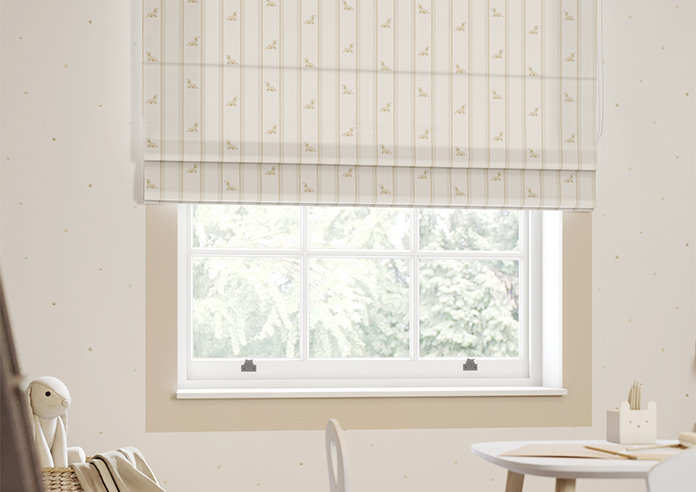 Dasching About, Sausage Stripe Biscuit - Twist&Fit Roman Blind - Image 5